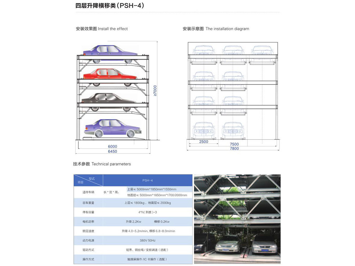 四層升降橫移類(PSH-4)